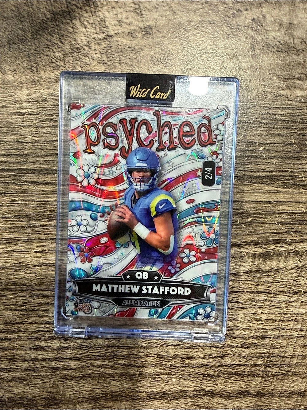 Wild Card 2026 Wild Card Alumination Just The Hits Psyched Matthew Stafford